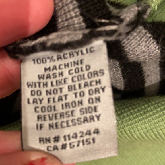 Eliza J Sweater Dress black gray green stripe color block size Large - Picture 10 of 10